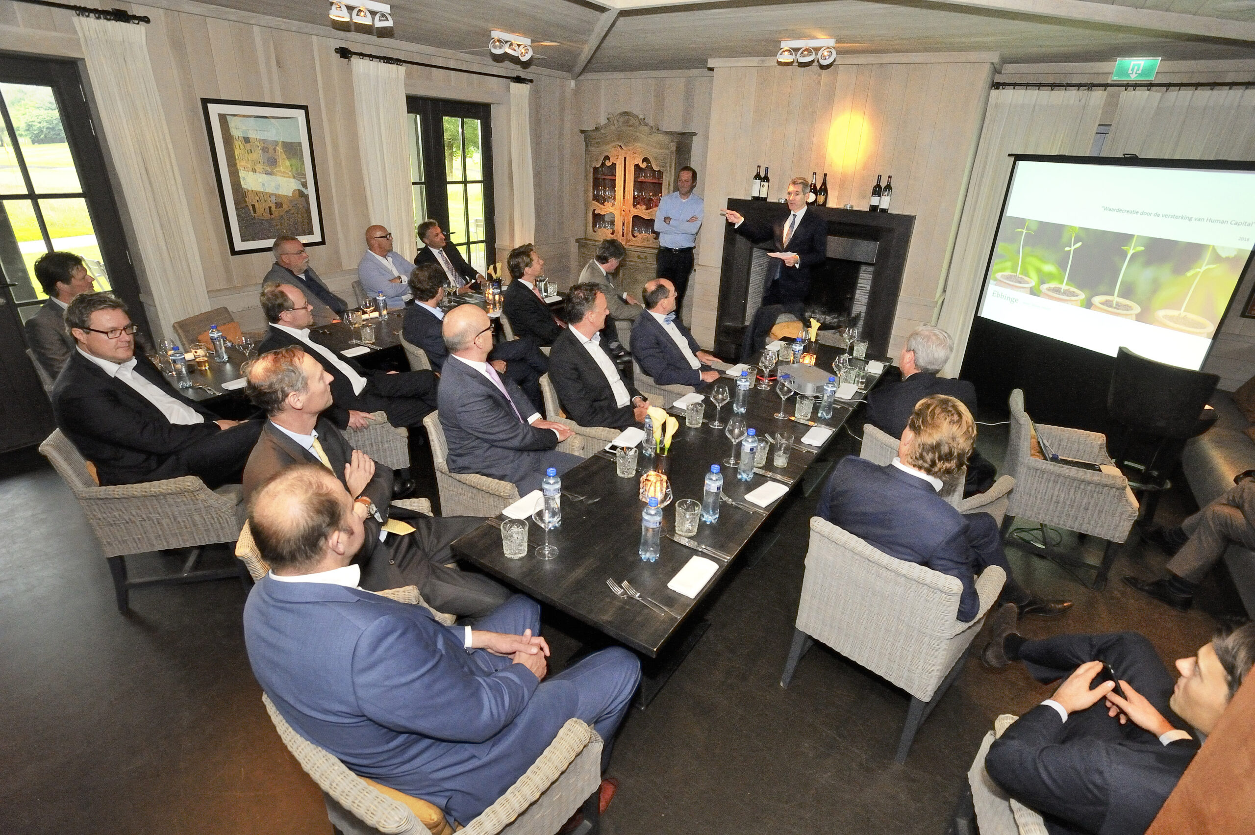 Geslaagd directie-diner