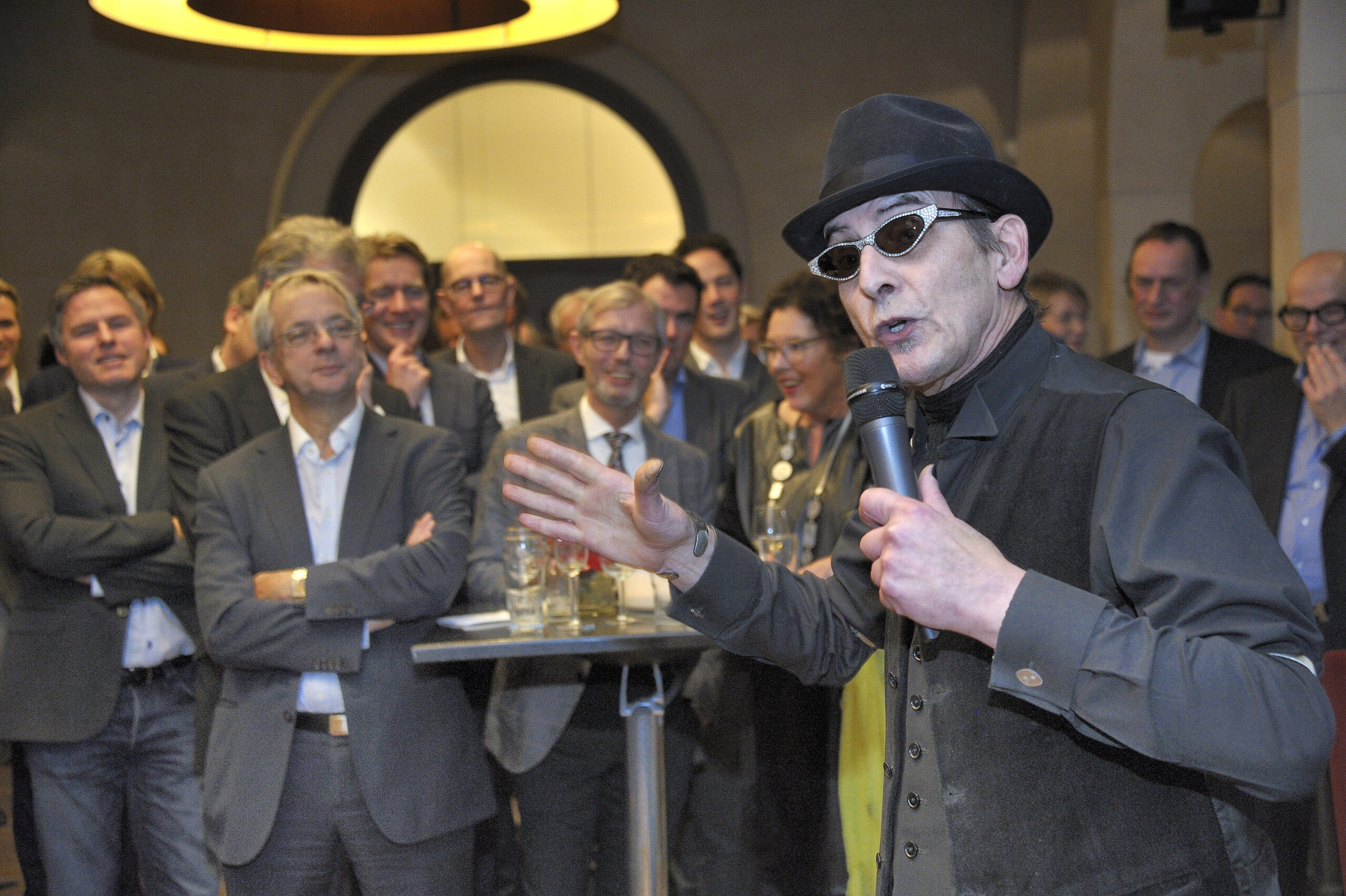 Jules Deelder te gast bij Antea