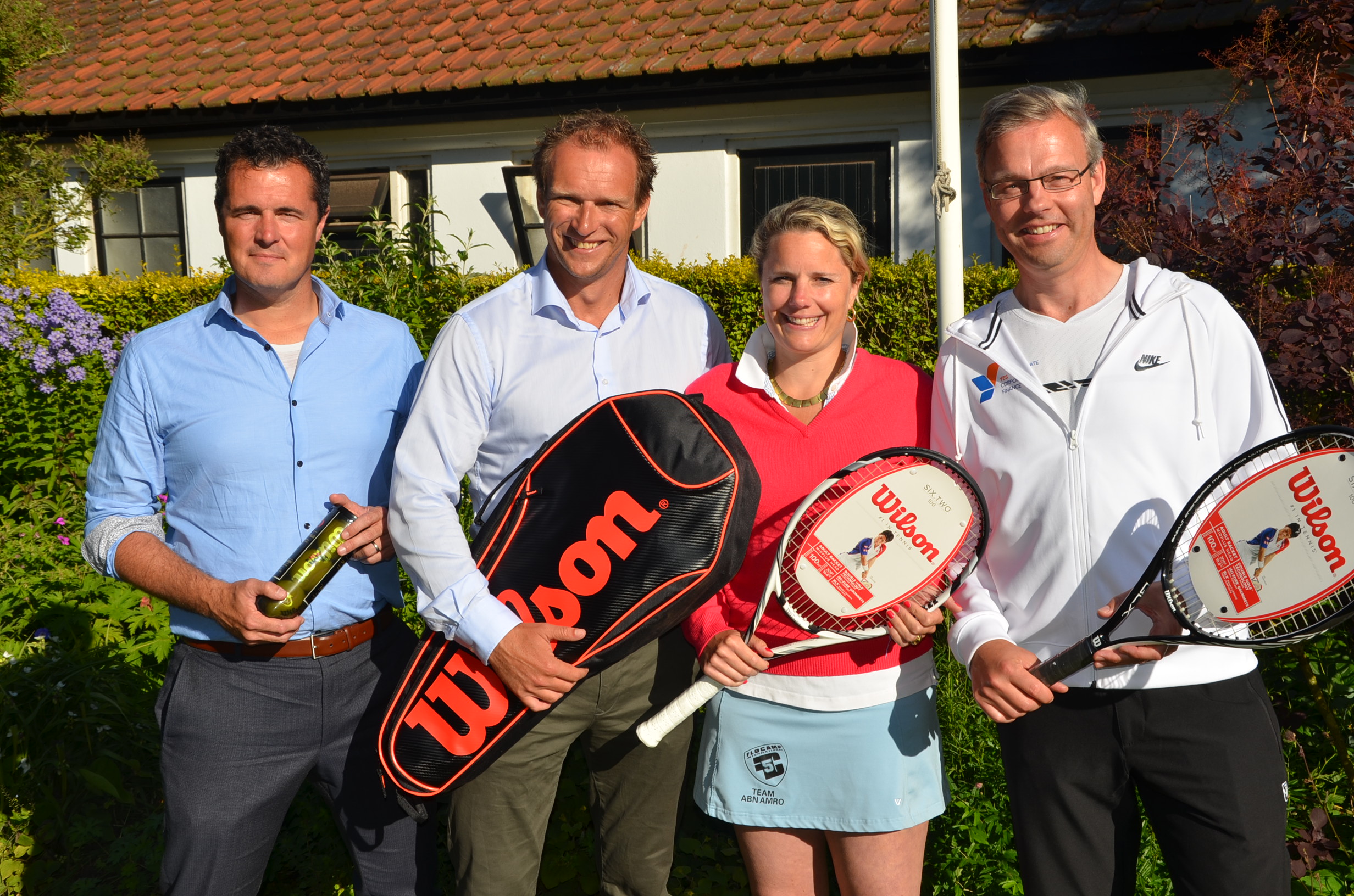 Tennisclinic druk bezocht