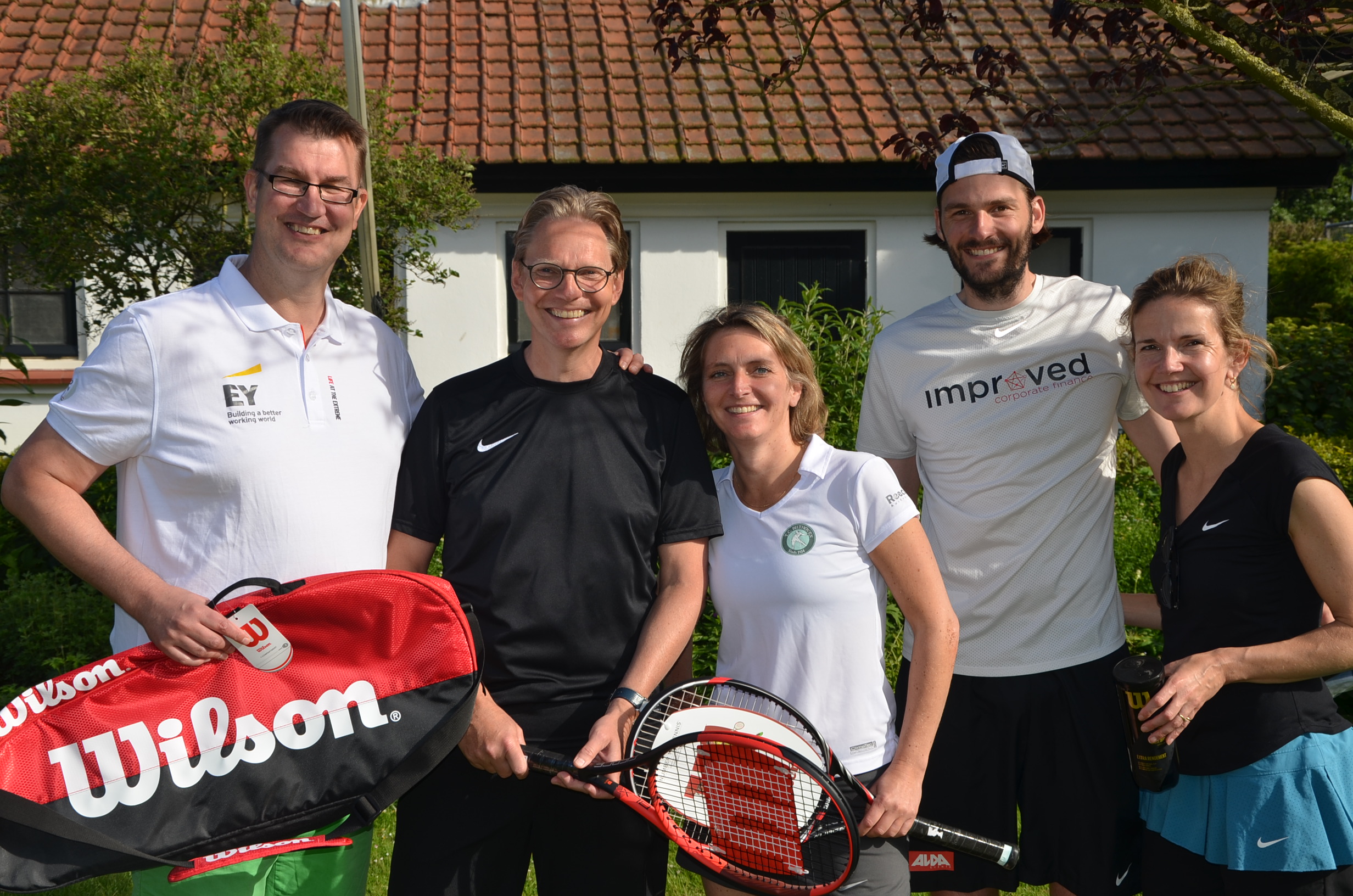 Tennisclinic bij Leimonias