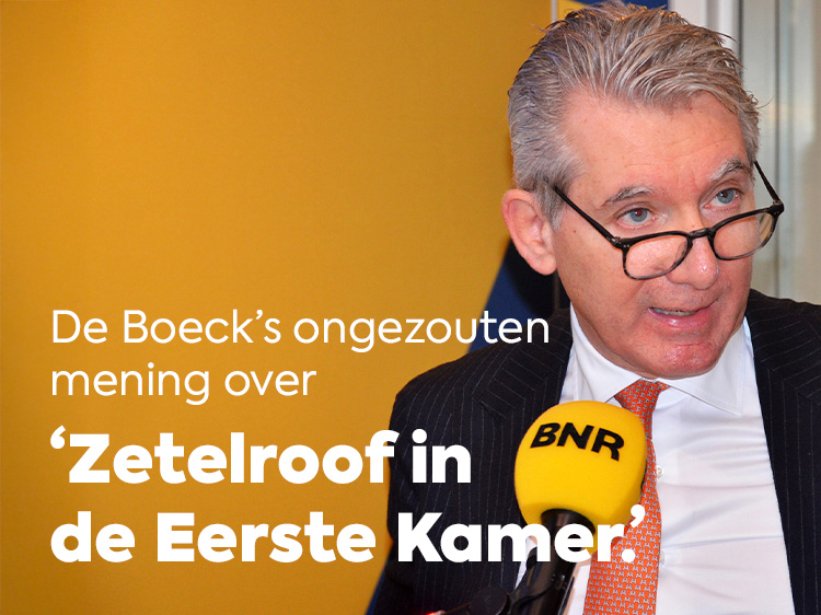 Zetelroof in de Eerste Kamer
